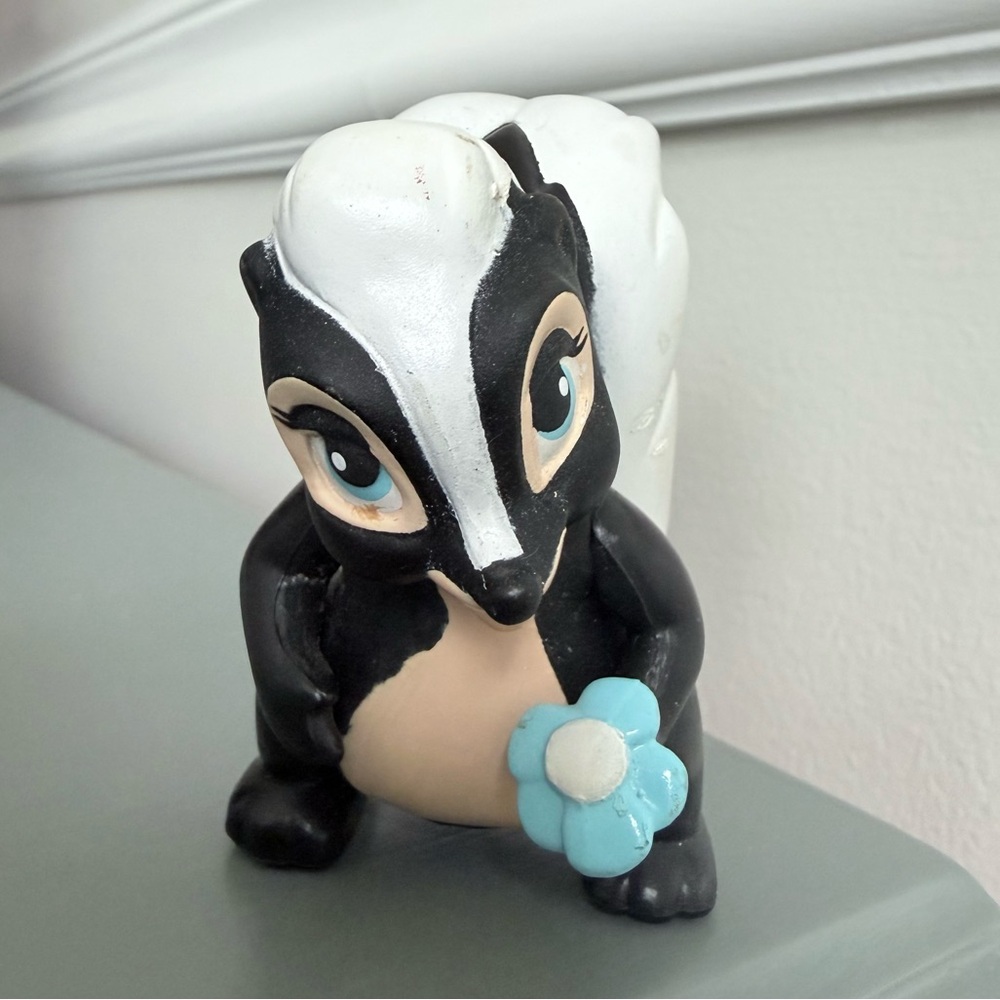 Disney McDonald's Happy Meal Toy 1988 Flower the Skunk Figurine